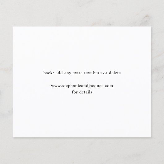 De Kant van de begroting V de Moderne Foto sparen  Flyer (Achterkant)