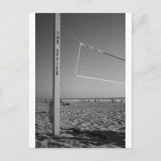 De kantoor, Beach Volleyball Briefkaart (Voorkant)