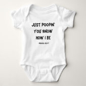 De Kantoor Grappige Baby Bodysuit (Voorkant)