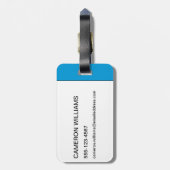 De Kantoor: Je hoeft niet gek te zijn Bagagelabel (Achterkant verticaal)