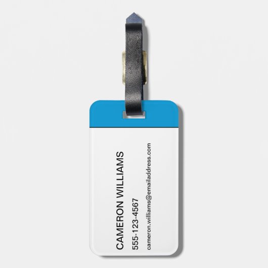 De Kantoor: Je hoeft niet gek te zijn Bagagelabel (Achterkant verticaal)