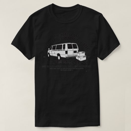 De Kantoor Michael Scott Delivery T-shirt (Design voorkant)