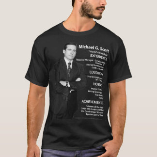 De Kantoor Michael Scott Resume T-shirt