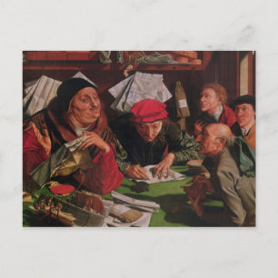 De Kantoor van de advocaat, c.1545 Briefkaart