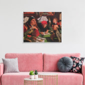 De Kantoor van de advocaat, c.1545 Canvas Afdruk (Insitu (Woonkamer))