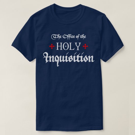 De Kantoor van de Heilige Inquisitie T-shirt (Design voorkant)