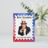 De Kantoor voor advertentietampen kopen Briefkaart (Staand voorkant)