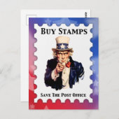 De Kantoor voor advertentietampen kopen Briefkaart (Voorkant / Achterkant)