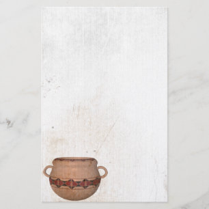 De Kantoorbehoeften van het Aardewerk van Pueblo Briefpapier