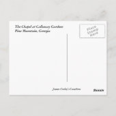 De kapel in Callaway Briefkaart (Achterkant)