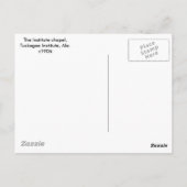 De kapel, Tuskegee Institute, Ala. c1906 Briefkaart (Achterkant)