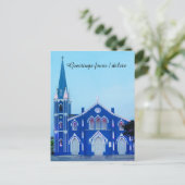 De kapel van Santa Barbara Briefkaart (Staand voorkant)