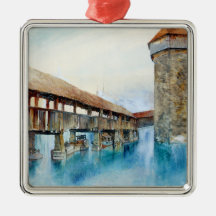 De Kapelbrug in Luzern (Zwitserland)