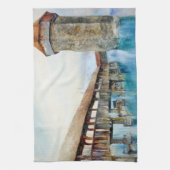 De Kapelbrug in Luzern (Zwitserland) Theedoek (Verticaal)