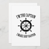 De kapitein die ik maak dat het schip aan boord ga (Voorkant / Achterkant)