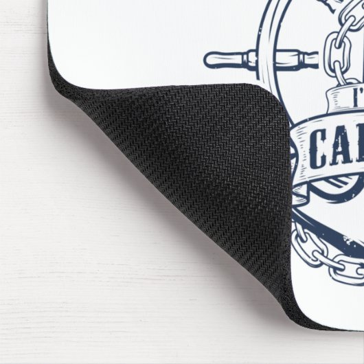 De kapitein heeft altijd gelijk dat ik de kapitein muismat (Hoek)