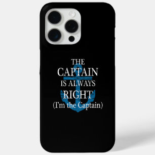 De kapitein heeft altijd gelijk en ik ben de kapit iPhone 15 pro max hoesje