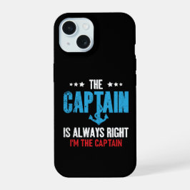 De Kapitein Heeft Altijd Gelijk Ik Ben De Kapitein iPhone 15 Case