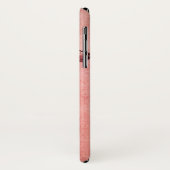 DE KAPITEIN LION LYING DOWN, Antiek roze, zwart Case-Mate iPhone Case (Achterkant/links)