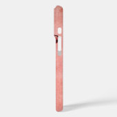 DE KAPITEIN LION LYING DOWN, Antiek roze, zwart Case-Mate iPhone Case (Achterkant / Links)