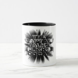 De kapitein praat fliks Podcast (geheim deksel) Mok
