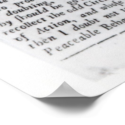 De kapitein van de Mobs Declaration Poster (Hoek)