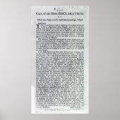 De kapitein van de Mobs Declaration Poster (Voorkant)