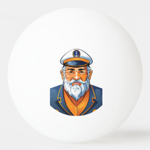 De kapitein van het schip pingpongbal