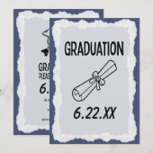 De Kappen van de gradatie sparen de Gebeurtenis va Save The Date (Voorkant / Achterkant)