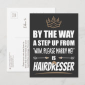 De kapper is de Ultimate in Appeal. Cadeau Briefkaart (Voorkant / Achterkant)