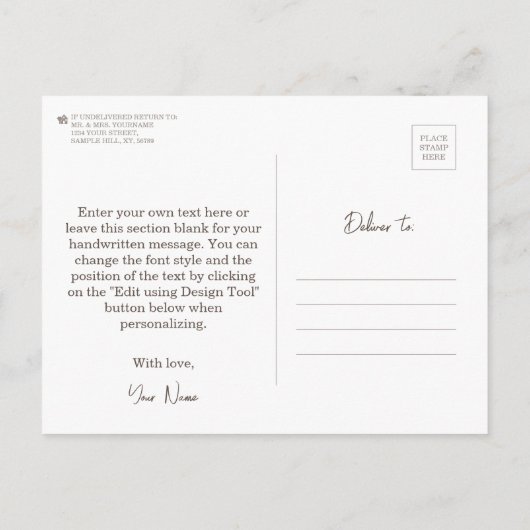 De kapper is de Ultimate in Appeal. Cadeau Briefkaart (Achterkant)