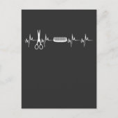 De Kapper van de Liefde van de Hartslag van Briefkaart (Voorkant)