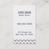 De Kapper van de Scharen van de Visitekaartje (Achterkant)