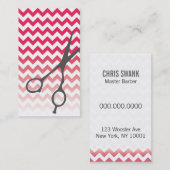 De Kapper van de Scharen van de Visitekaartje (Voorkant / Achterkant)