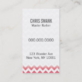 De Kapper van de Scharen van de Visitekaartje (Achterkant)