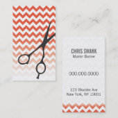 De Kapper van de Scharen van de Visitekaartje (Voorkant / Achterkant)