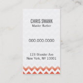 De Kapper van de Scharen van de Visitekaartje (Achterkant)