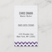 De Kapper van de Scharen van de Visitekaartje (Achterkant)