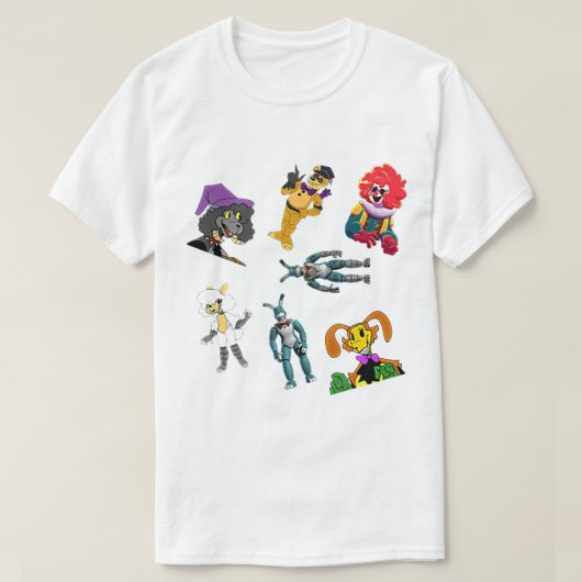 De karakters van de Dossiers van de Walten T-shirt (Design voorkant)