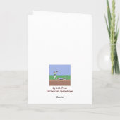 De Karakters van het Honkbal van de Dag van vaders Kaart (Achterkant)