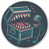 De Karaoke Mimic Sticker (Voorkant)