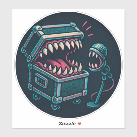 De Karaoke Mimic Sticker (Vel)