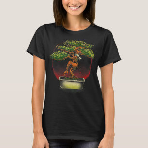 De Karate Bonsai-boom in de Japanse Zen Boeddhist T-shirt