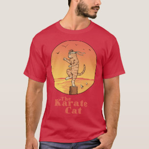 De Karate Cat T-shirt