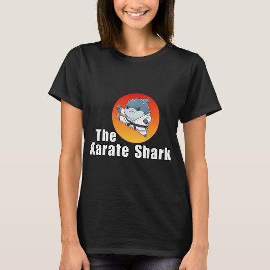 De Karate Haai T-shirt (Voorkant)