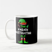 De Karate Instructeur Elf Kerst Matching Pajam Koffiemok (Links)
