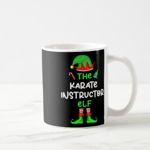De Karate Instructeur Elf Kerst Matching Pajam Koffiemok