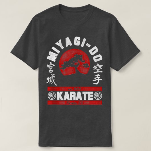 De Karate Kind Miyagi-Do-Tanktop T-shirt (Design voorkant)