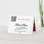 De kardinaal in As boom-past om het even welke Kaart (Achterkant)