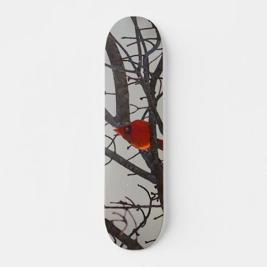 De Kardinaal In De Ochtend Skateboard (Voorkant)